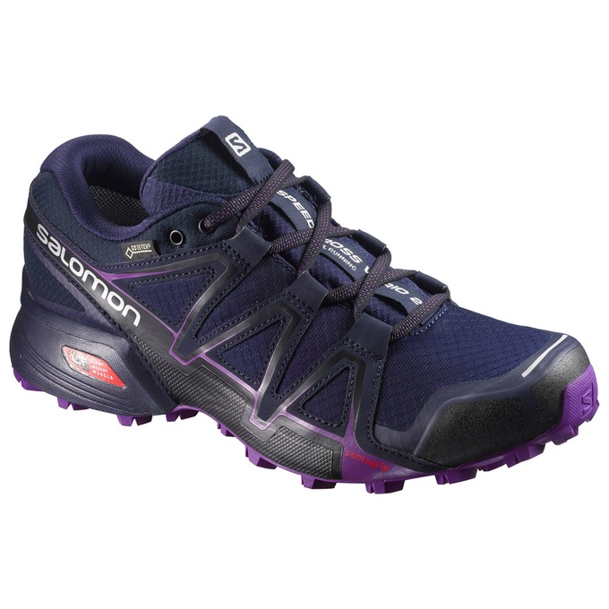 Salomon SPEEDCROSS VARIO 2 GTX® W - Womens Trail Running Shoes - Navy - NZ (27961-VHZD)